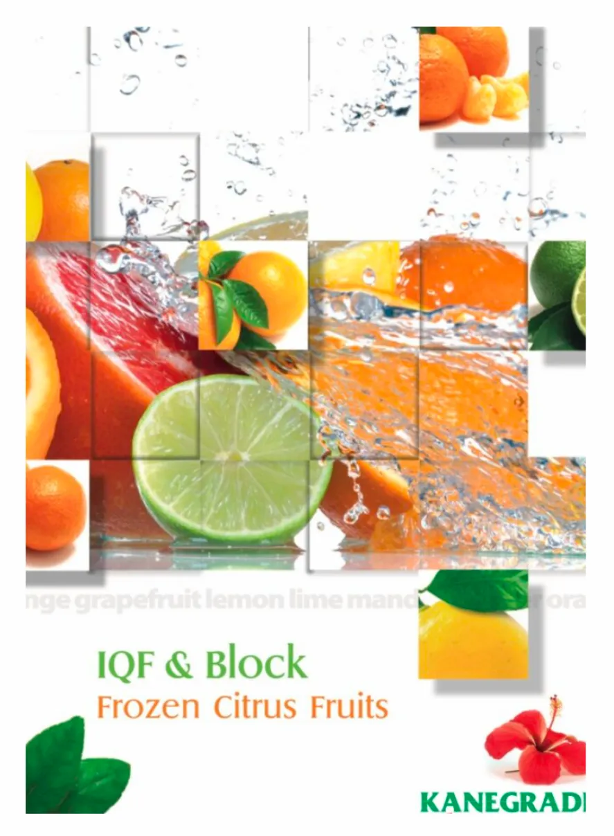 Kanegrade frozen citrus fruits product brochure