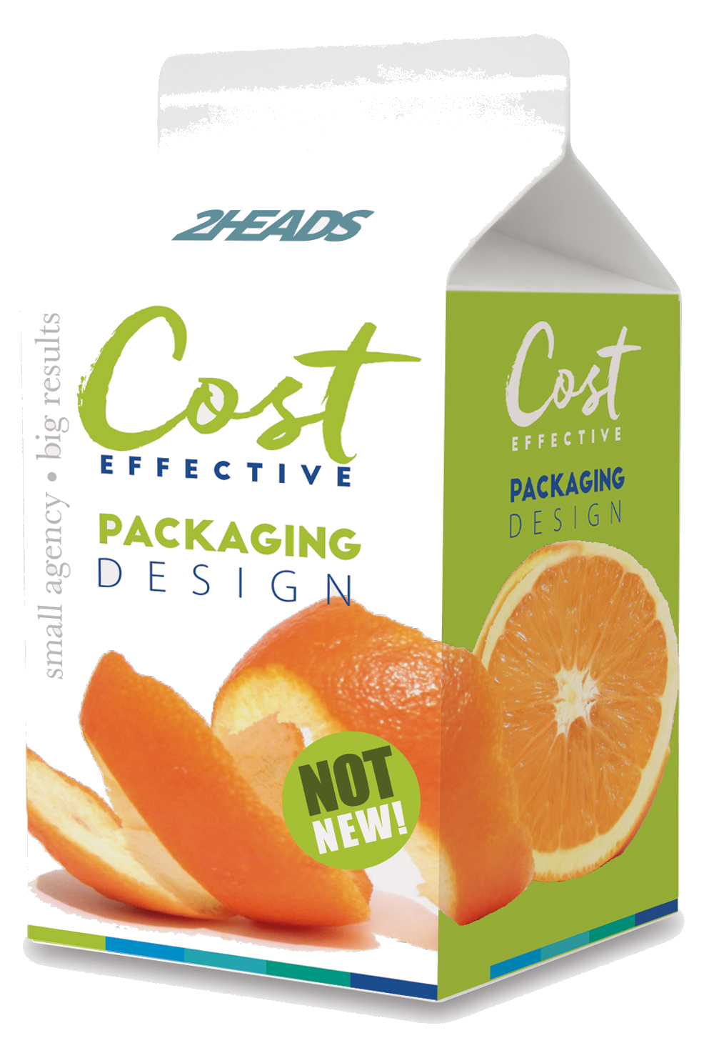 2HEADS cost-effective packaging design