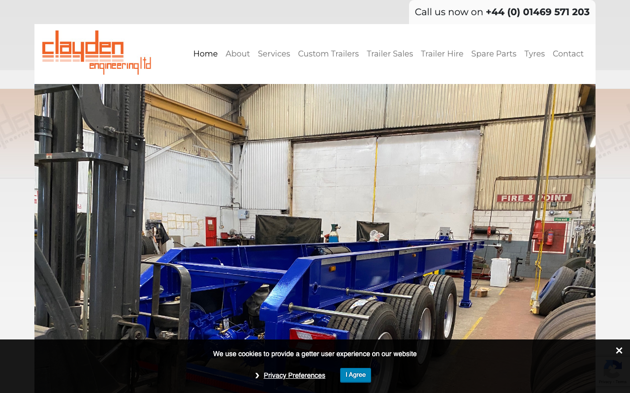 Clayden Engineering website