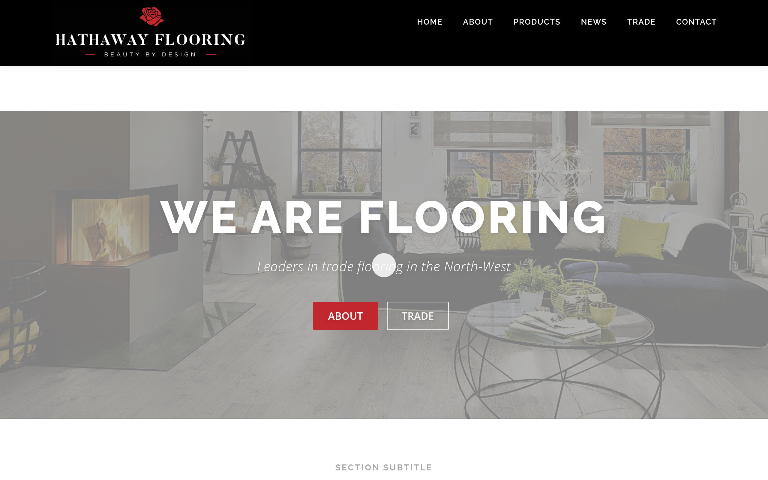 Hathaway Flooring website