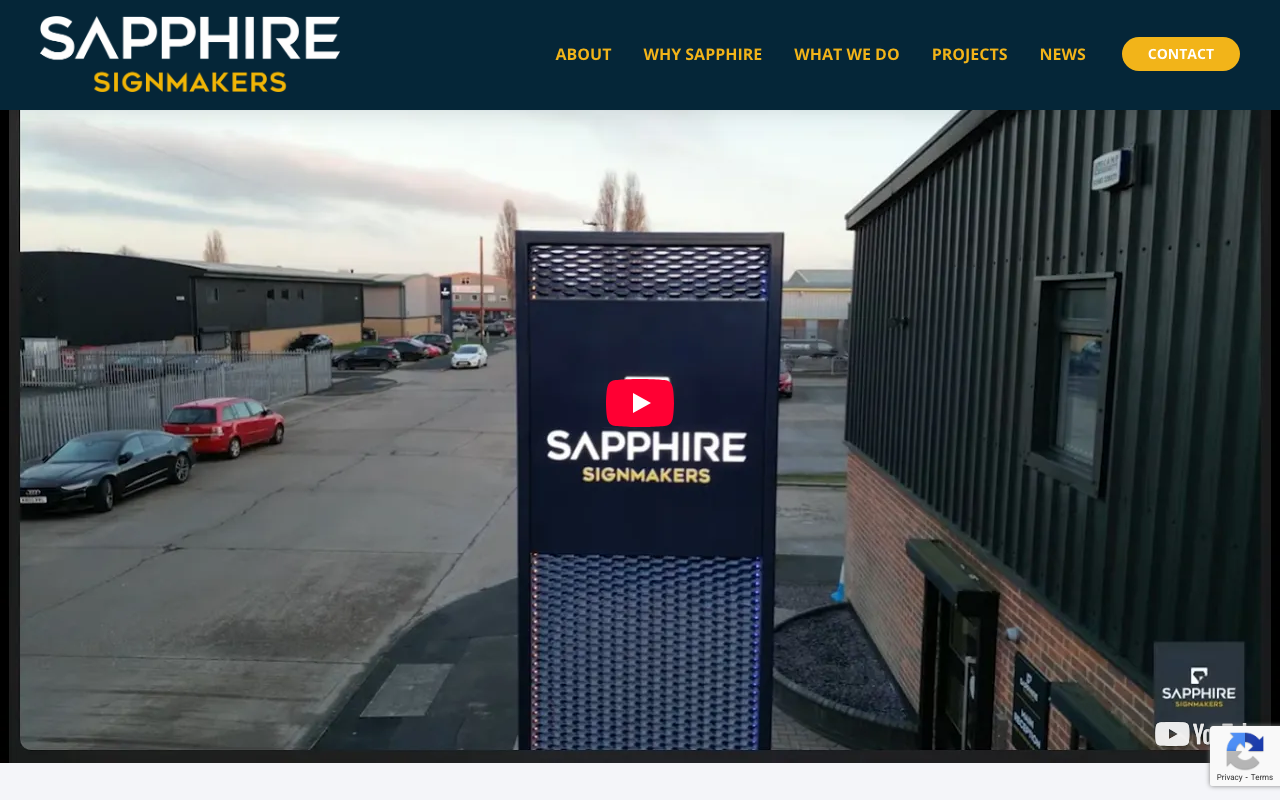 Sapphire Signmakers website